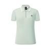 FILA Tennis Minimalist Classic Retro Sports Polo Shirt Women tops Water-Grass-Gray-Green A11W623105FGN