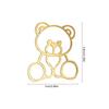 5/10pcs Bear-Shaped Acrylic Cake Toppers Baby Shower Party Decorations Cupcake Stand Kids Boy Girl 1st Birthday Party Supplies