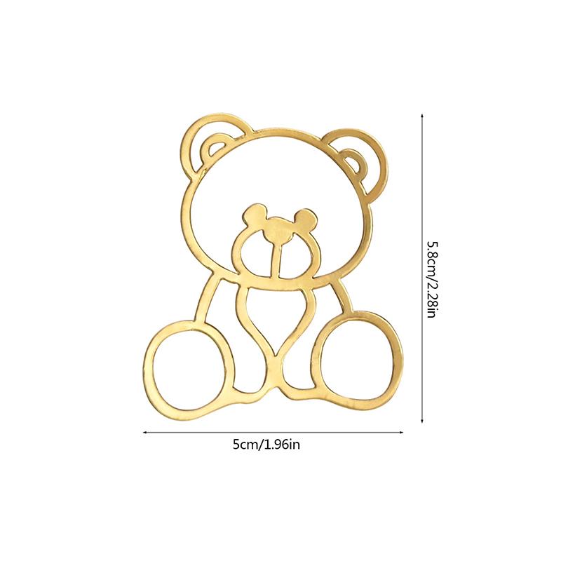 5/10pcs Bear-Shaped Acrylic Cake Toppers Baby Shower Party Decorations Cupcake Stand Kids Boy Girl 1st Birthday Party Supplies
