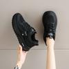 Stepping on shit soft sole black dad shoes women's summer new breathable light not tired feet work shoes non-slip sneakers