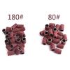 100Pcs 80/120/150/180/240Grit Nail Sanding Bands for Nail Drill Fine Grit Nail