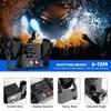Confetti Cannon Machine DMX Remote Control 2 Holes Double-Shot Electronic Cannon Launcher Bar Wedding Party Props