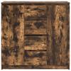 Sideboard with Drawers Smoked Oak 100.5 x 35 x 98.5 cm