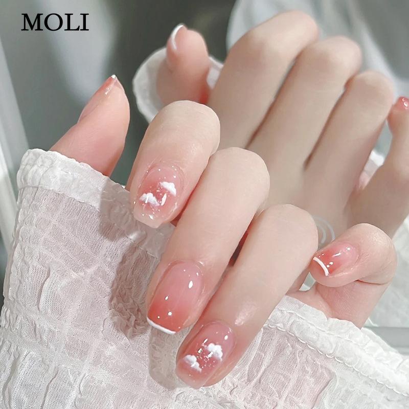 

24PC Накладные ногти Наклейки на ногти Нажмите на полное покрытие Накладные ногти