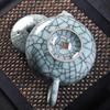 Ice Cracked Glazed Ceramic Teapot Household Large Capacity Teapot Chinese Style Tea Pot with Filter Kungfu Tea Set Teaware