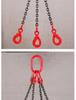 Double Hook Self-Locking Safety Lifting Chain for Crane, 2-3 Tons Capacity