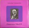 LP Record FRANCESCO MERLI  Francesco Merli II LV222 Lebendige Verga Austria Classical Used