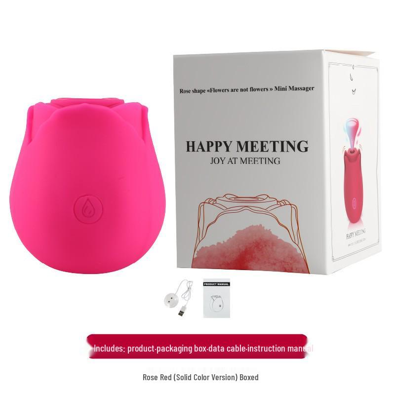 Xiang Jian Huan Rose Flower Vibrating Masturbator for Women - Multi-Frequency Vibrator for Adult Use, In Stock