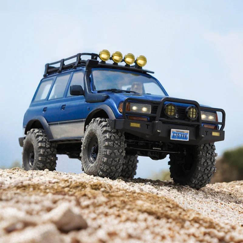 1/10 FCX10 FCX18 LC80 PRO Land Cruiser Brushless RC Crawler 4WD Brushless Toyota LC80 Simulation Crossing Climbing Car Model
