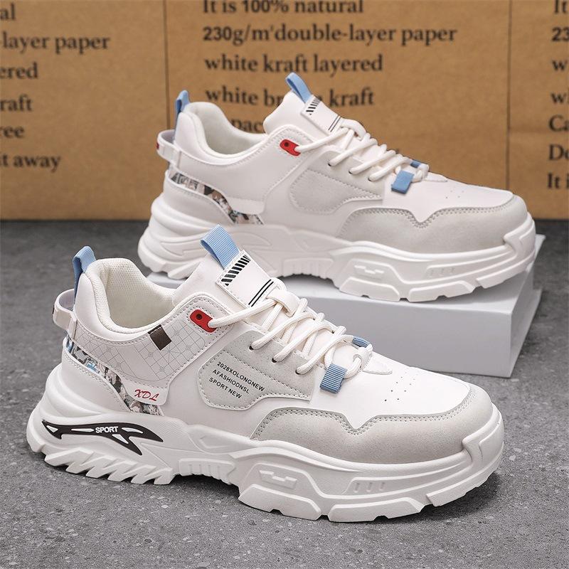 Herren Trendy Klobige Sneaker Lässige Atmungsaktive Rutschfeste Plateau-Schuhe