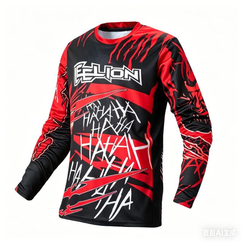 Men Breathable Enduro Motocross off Road Mountain Bike Mtb Jersey Cycling Top Riding Fitness Top Cycling Top