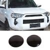 Smoked Black Front Fog Light Lamp Guard Decor Trim Cover Bezel for 4Runner 2014+