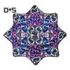 Flowstar Octagonal Scarf Juggling Toy for Beginners Double-Sided Print Cloth Fun Skill Toy Fingertip Rotating Flow Star Dapo Star Gift for Kids And