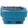 1 Piece Portable Adapter For Makita Bl1830 Bl1430 Bl1850 14.4V/18V Li-Ion Battery Usb+Type-C Converter With Led Light