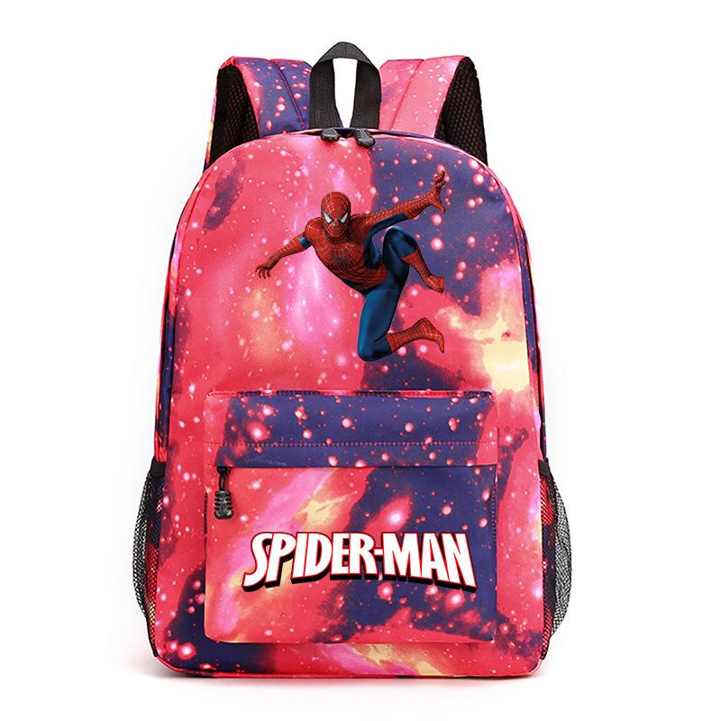 Zaino Marvel Spider-Man Zaino per Studenti Zaino per Adolescenti Cartone Animato Zaino Scolastico per Bambini
