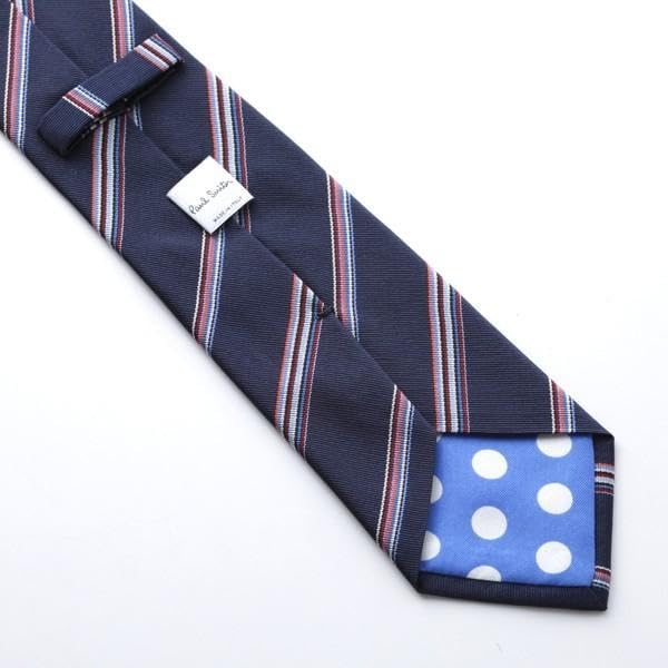 (Paul Smith) PAULSMITH Paul Smith Tie Navy Stripe PSJ-642 [Used]