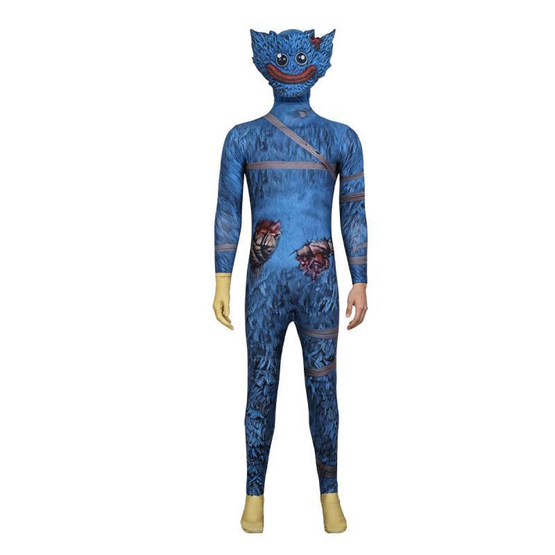 Poppy Playtime Huggy Wuggy Blood Halloween Costume For Teens And Adults