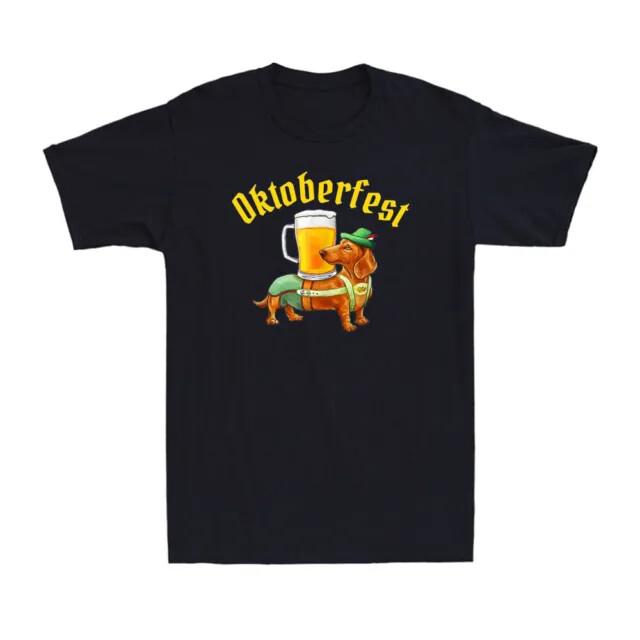 Oktoberfest Beer Dachshund Lederhosen German Flag Sausage Vintage Men#039;s TShirt Unisex T-Shirt XXXXL