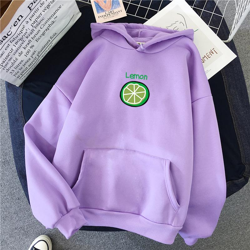 Suéter con capucha de otoño e invierno Patrón de limón verde Para hombres y  mujeres Suéter de pareja Sudadera con capucha comprar a buen precio —  entrega gratuita, reseñas reales con fotos —