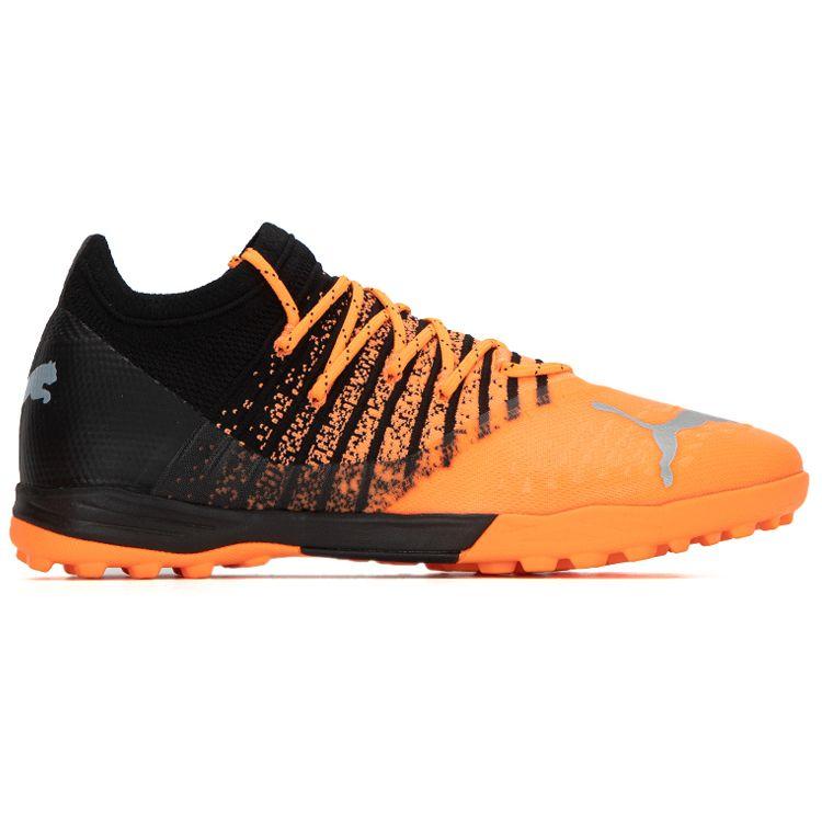 Puma Future Z 1.3 Pro Cage FG AG Instinct Pack Men Sneakers Orange Neon-Citrus Diamond-Silver 106754-01