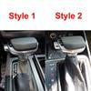 Universal PU Leather Automatic Car Gear Shift Knob Shifter Lever Handle Head Stick Replacement Interior Accessories for Kia for Hyundai