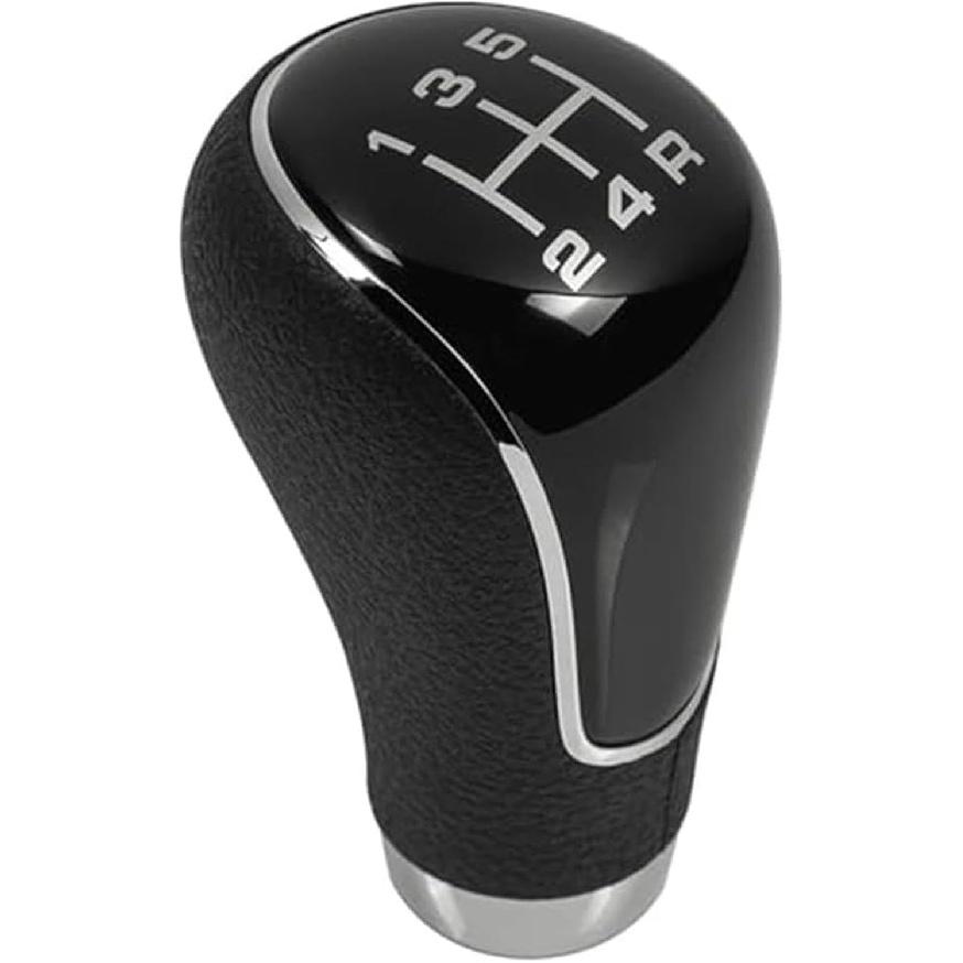 5 Speed Gear Shift Knob, Leather Gear Shift Knob for Mazda 2 3 6 2006-2012