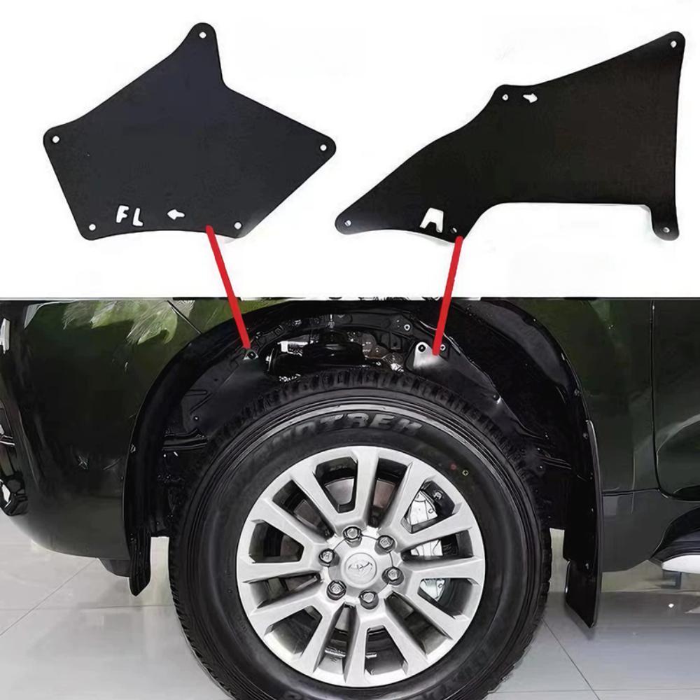 Fender Liners Splash Guards Shield Apron Seal Mud Flaps W Clips For Toyota Land Cruiser Prado J120 J150 2003 - 2020 LC3 LC4 LC5