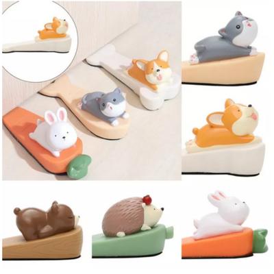 Animal Shaped Door Stopper Wedge Door Catcher Block Guard Prevents Injuries Non Slip Door Stop for Family Office Protection