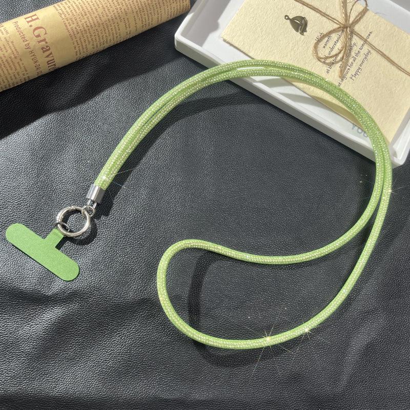Yi Lian Acrylic Beaded Phone Chain: Pearl Crossbody Strap Charm for Women