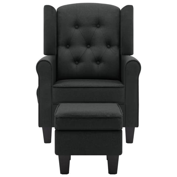 VidaXL Fauteuil de Massage avec Repose-pied Fauteuil de Relaxation Electrique Salon Salle de Séjour Maison Intérieur Gris 320162