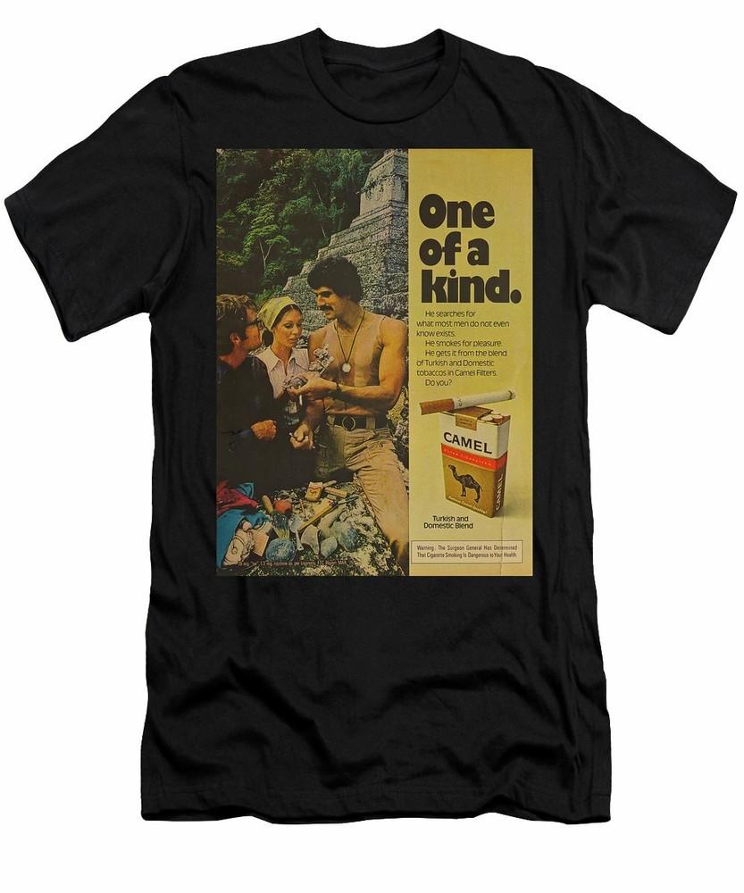 Винтажная футболка с рекламой сигарет Camel 1975 года S-4XL Унисекс S