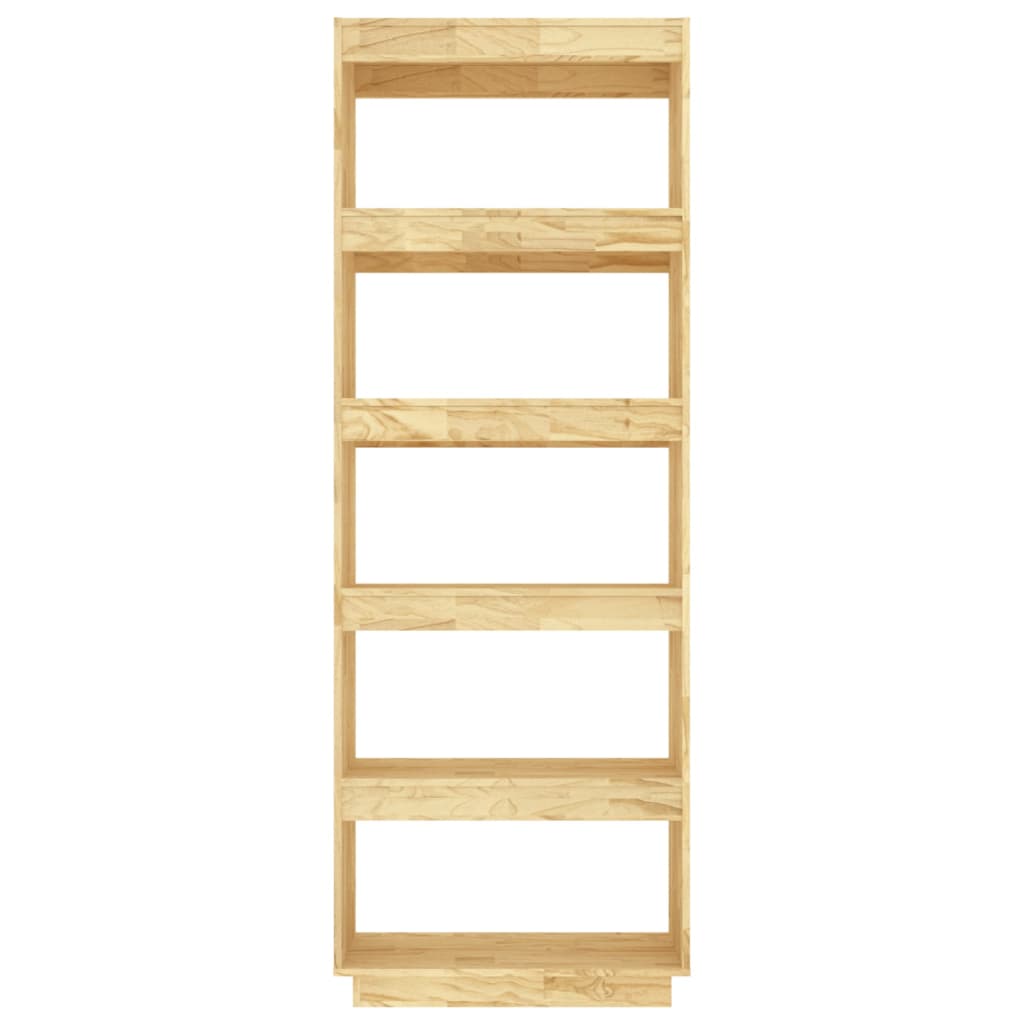 Bookshelf Room Divider 60 x 35 x 167 cm Solid Pine Wood