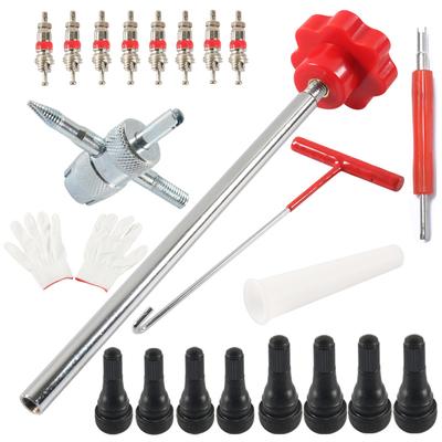 Quick Tire Valve Change Tool for Car Tire Valve Stem Core Quickly Replacement Tool Kit