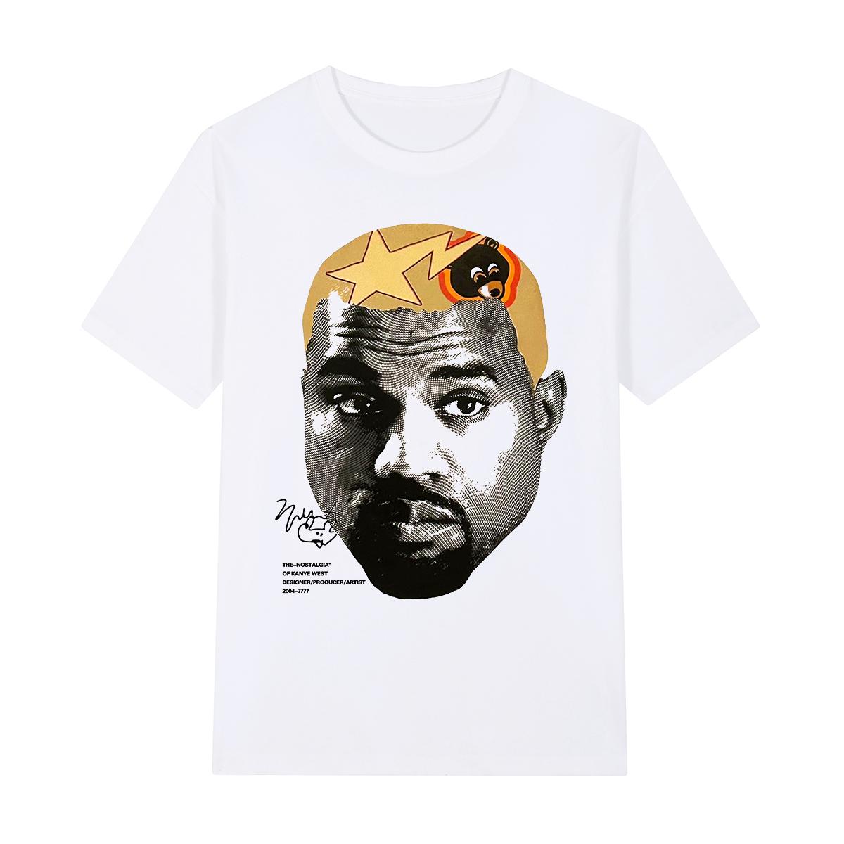 

Винтажная футболка Kanye West, забавный мем, уличная одежда, стиль хип-хоп рэп, повседневная хлопковая мужская футболка, новая футболка, женские топы S