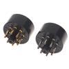 1 Pcs 8Pins Bakelite Tube Socket S8Aes Bakelite Tube Base For El34C El34 Vacuum Tube Amplifier