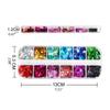 12 Grids/Box 5mm 3D Shiny Love Heart Sequins Manicure Paillettes Holographic Glitter Flakes for Epoxy Resin Mold Filling
