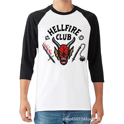 A  Three-quarter Sleeve T-shirt from the American TV Series Stranger Things