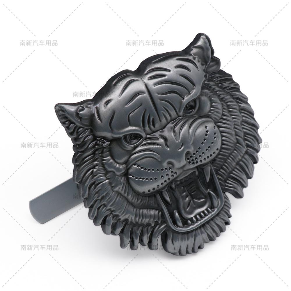 Emblema Metallico per Auto Testa di Tigre Adesivo Personalizzato per Modifica Fuoristrada Logo Decorativo per Griglia Carrozzeria Auto