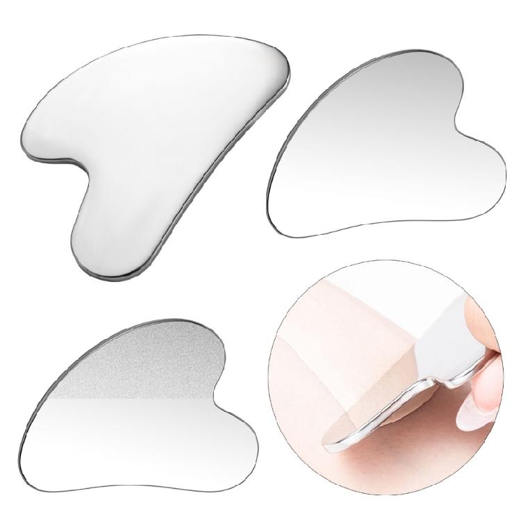 Easy To Use Stainless Steel Gua Sha Massager Metal Sculpting Massager For Daily Face Care And Elasticity Improvement