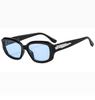 Vintage Rectangle Sunglasses Women Fashion Irregular Blue Green Glasses Brand Designer Men Square Shades UV400