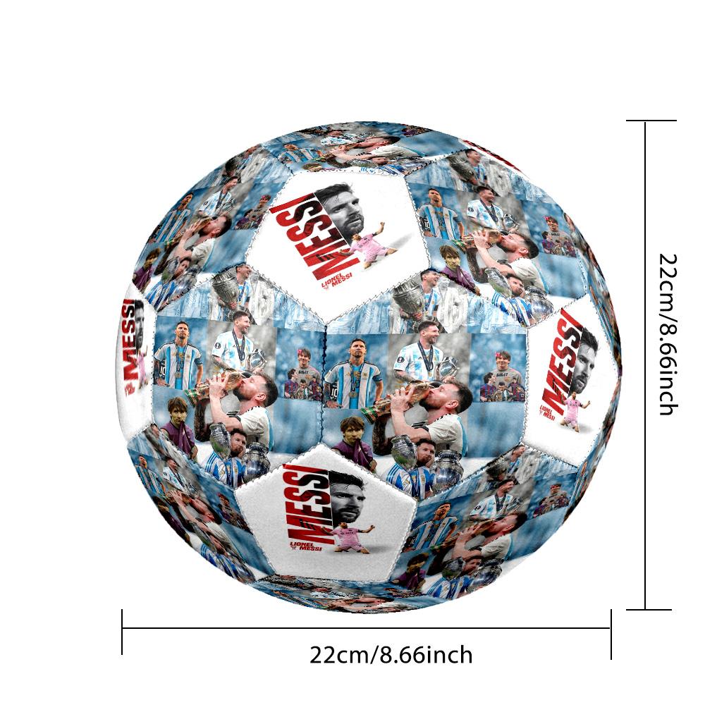 Messi 10 Number Soccer Art Size 5 Soccer Ball Machinestitched Indooroutdoor Universal Football Perfect Commemorative Gift For Soccer Lovers