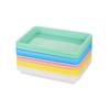 5Pcs Storage Trays Vibrant Color Easy To Clean Stackable Multipurpose Space-Saving Design Reusable Paint Trays