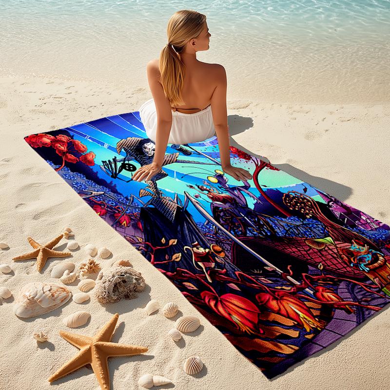 Coraline beach towel Outdoor camping Beach towel for vacation swim Outdoor pool Absorbent bath towel