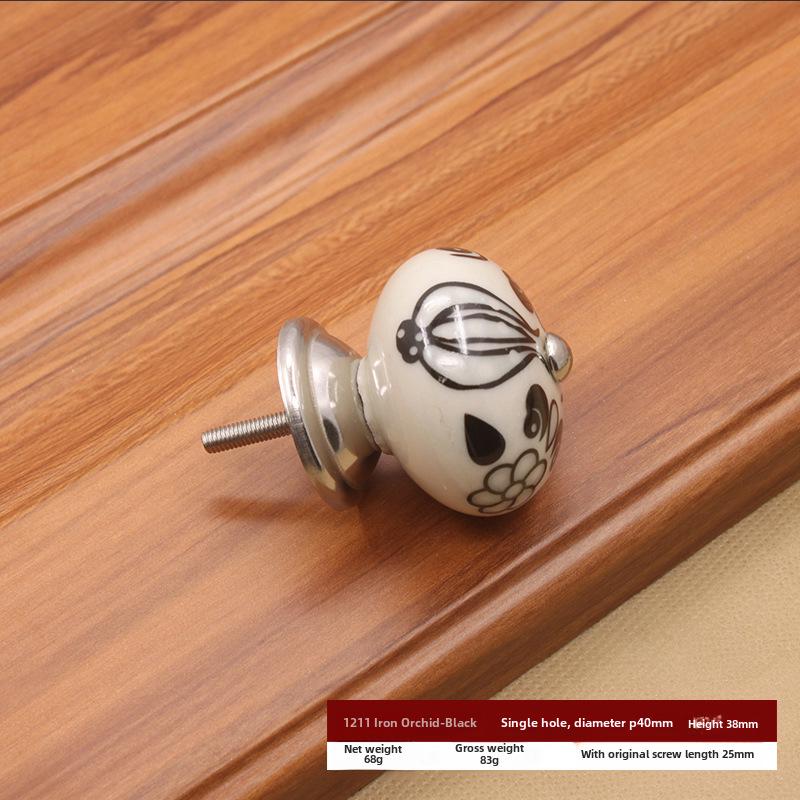 Modern American Ceramic Pumpkin Cabinet Handle