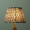 White Pink Block Print Empire Lampshade