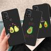 Phone Case for Motorola Moto G22 G82 G52 G31 G60S G30 G71 G50 G51 G200 G9Plus G8Plus G9Power G60 Avocado Aesthetic Black Bag