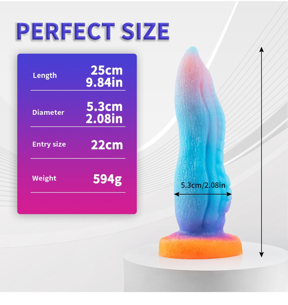 Alien New Liquid Silicone Anal Expander SM Sex Toy Anal Plug