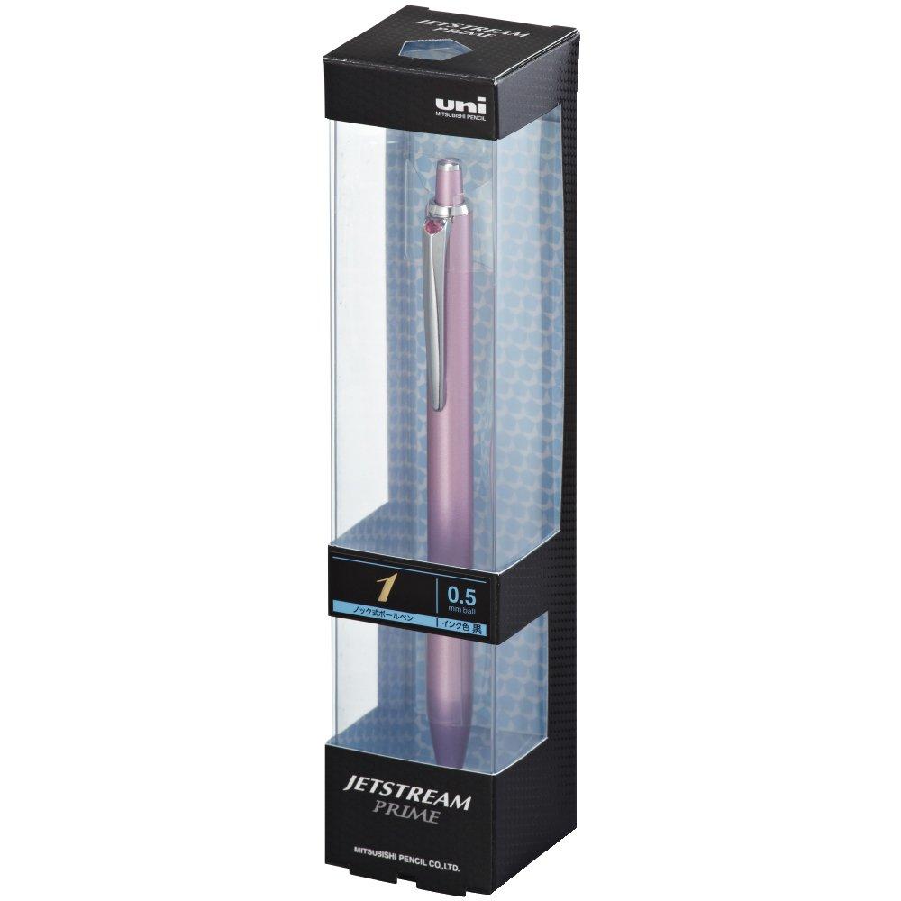 Mitsubishi Pencil Jetstream Prime Ballpoint Knock Light Easy to Oil-Based Pen, Type, 0.5mm, Pink, Write, SXN220005.51