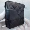 Used CHANEL Cambon Line Bifold Wallet Black Wallet