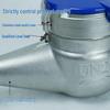 Household Stainless Steel Water Meter with Blue Cover, Detachable Rotor, for Cold and Hot Water, DN15-40
